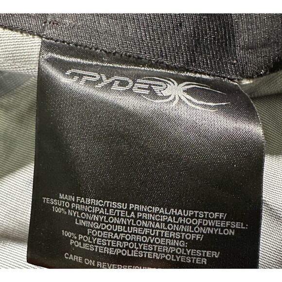 Spyder Men's Pryme Event Waterproof Windbreaker Rain Jacket Lime Green Medium - Picture 12 of 12